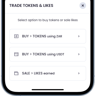 Acquire LIKE Tokens Process